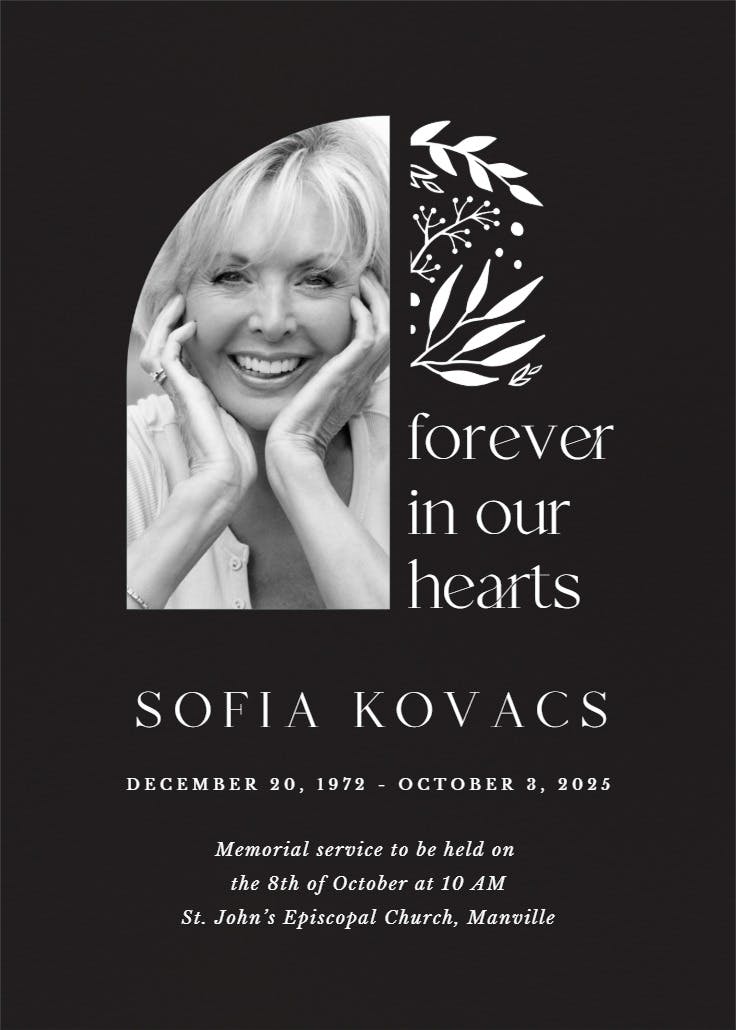In our hearts - anuncio de homenaje