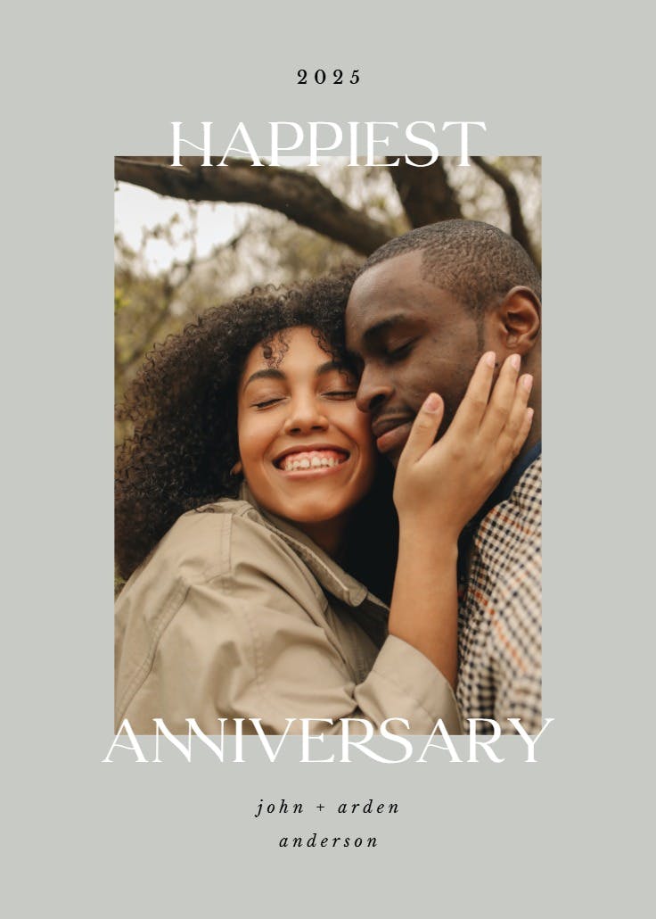 Saint etienne - happy anniversary card