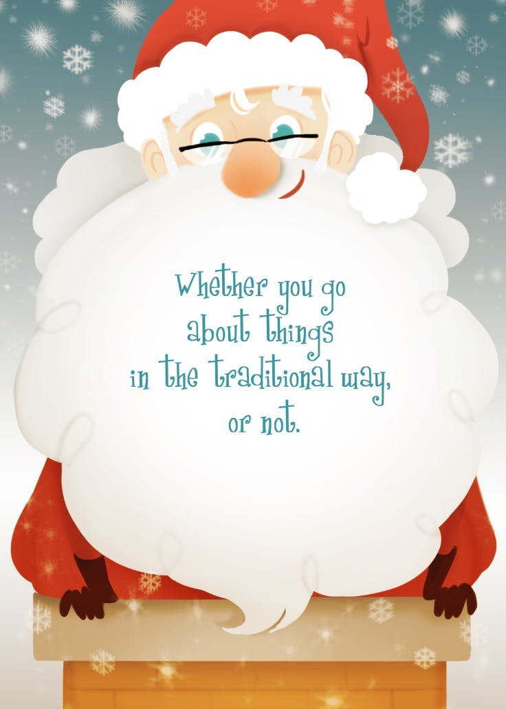 Spirit of christmas - tarjeta de navidad