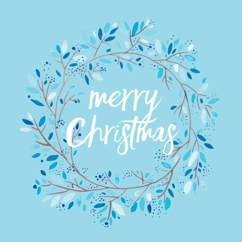 Warm wishes - tarjeta de navidad