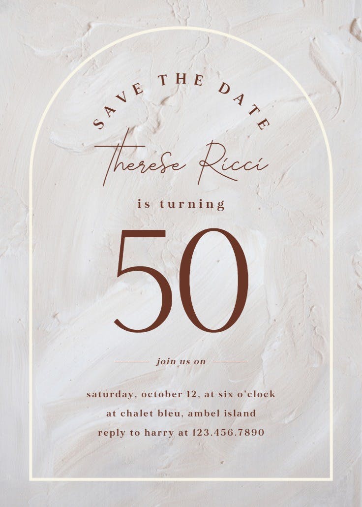 Elegant texture - invitación de fiesta