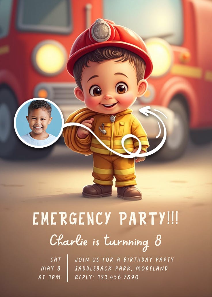 Emergency party - invitación de fiesta