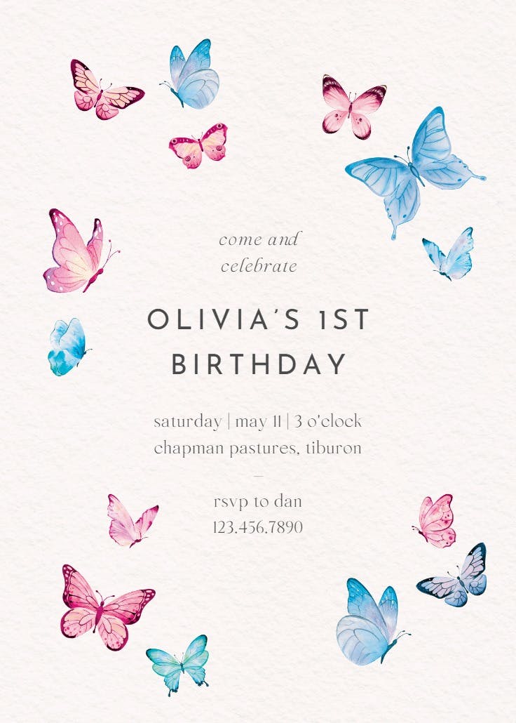 Gentle friends - invitación de cumpleaños