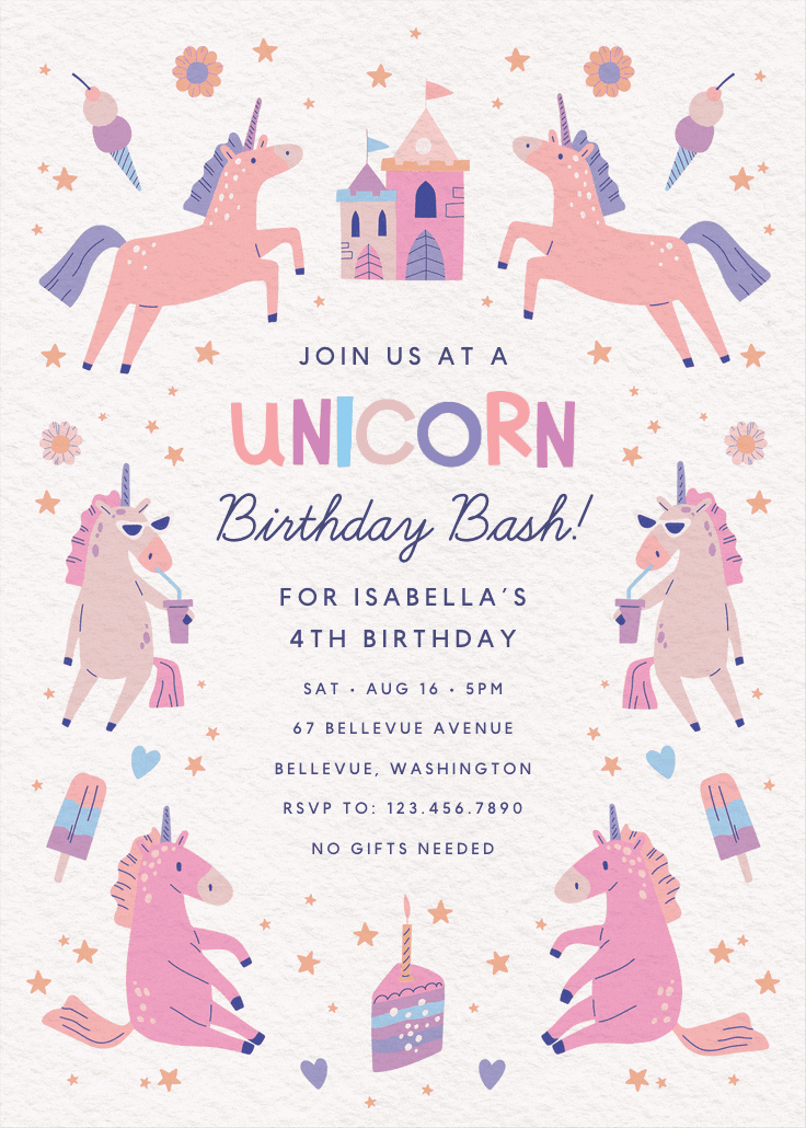 Simply sparkle - invitación de fiesta