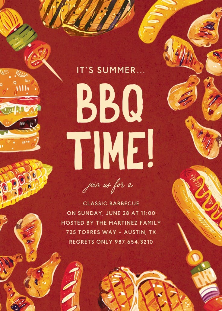Best of summer - party invitation